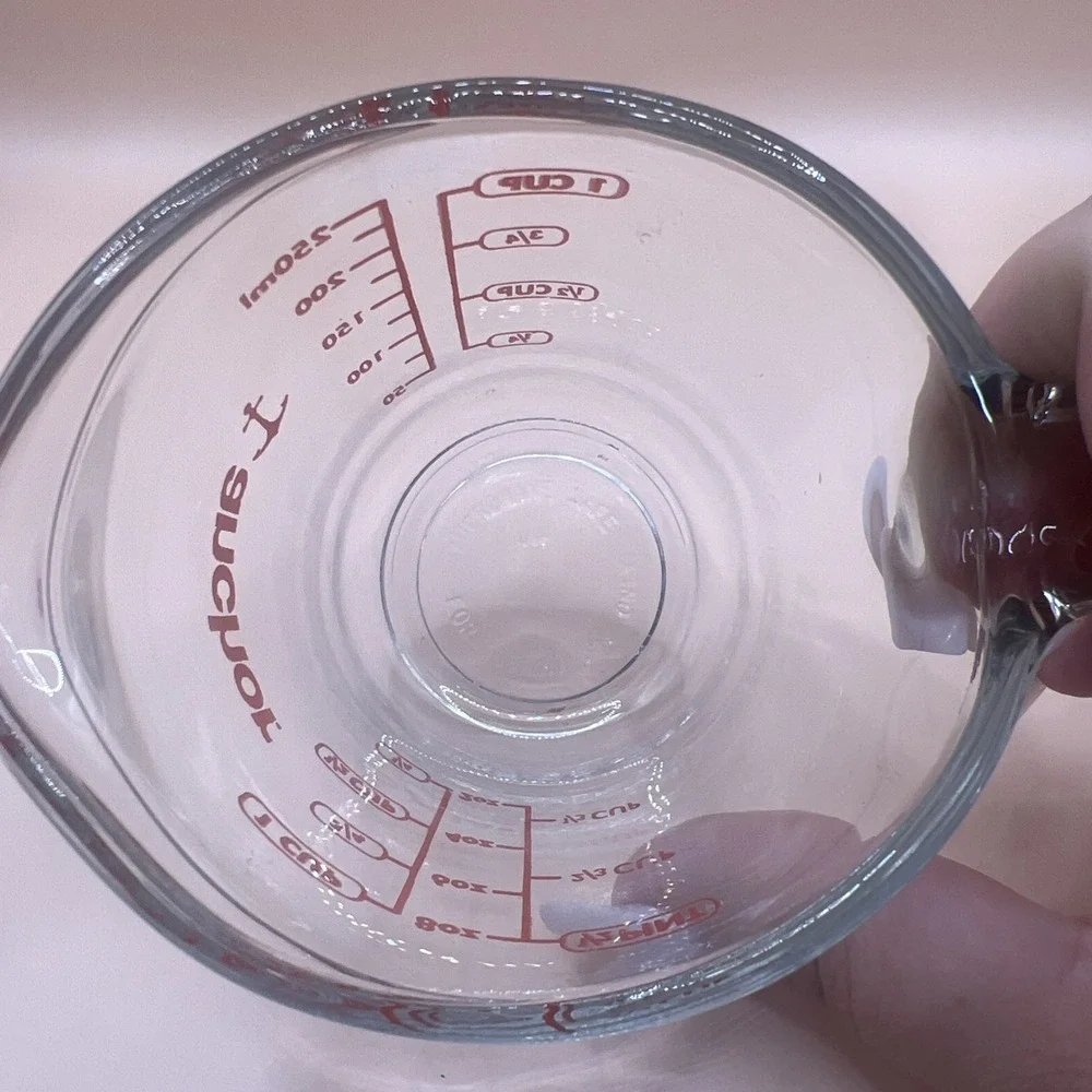 Anchor Hocking Glass 8‎ oz (1cup) Measuring Cup